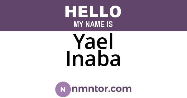 Yael Inaba