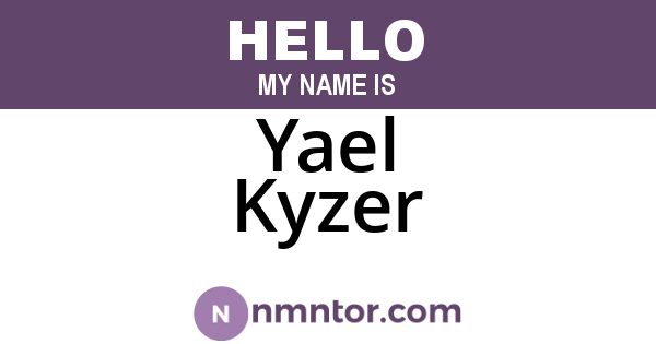 Yael Kyzer