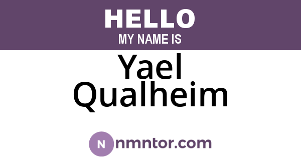 Yael Qualheim