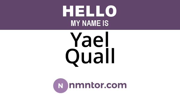 Yael Quall