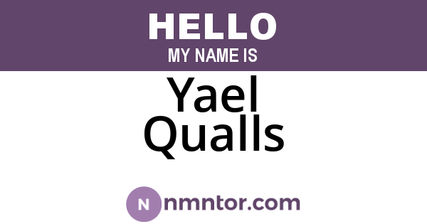 Yael Qualls