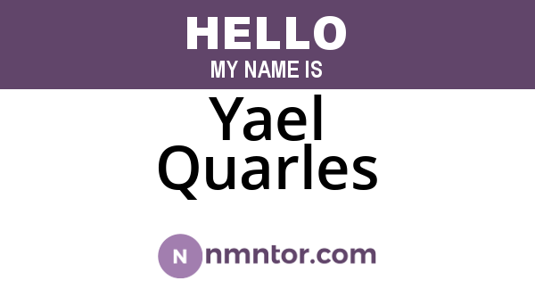 Yael Quarles