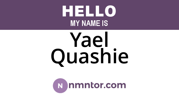 Yael Quashie