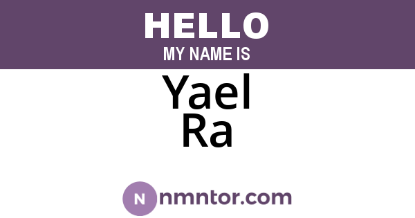 Yael Ra