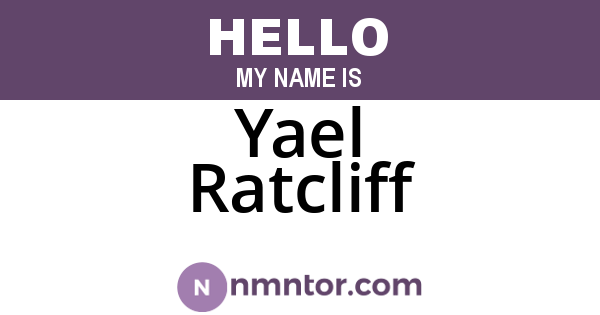 Yael Ratcliff