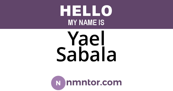 Yael Sabala