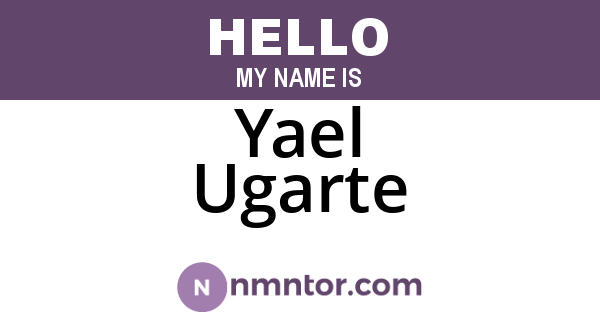 Yael Ugarte