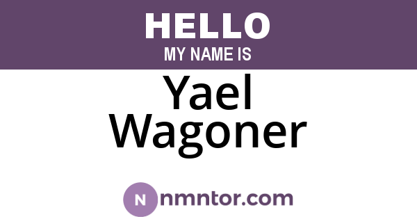 Yael Wagoner