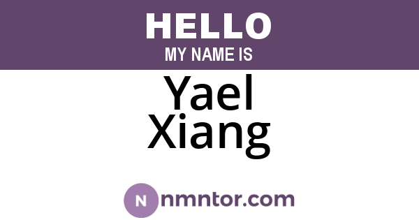 Yael Xiang