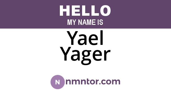 Yael Yager