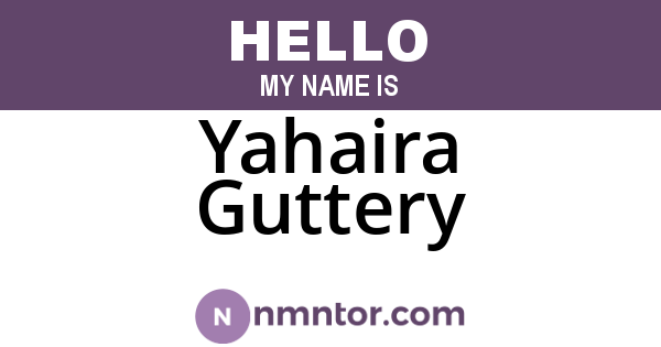 Yahaira Guttery
