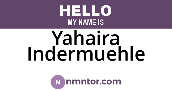 Yahaira Indermuehle