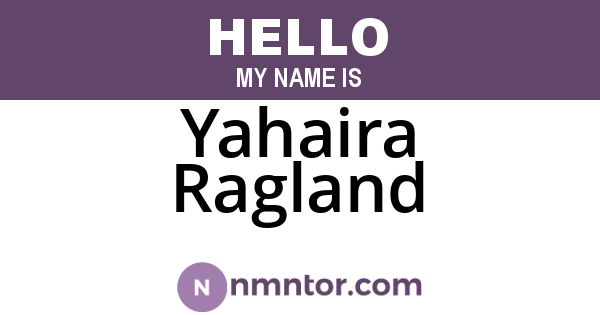 Yahaira Ragland