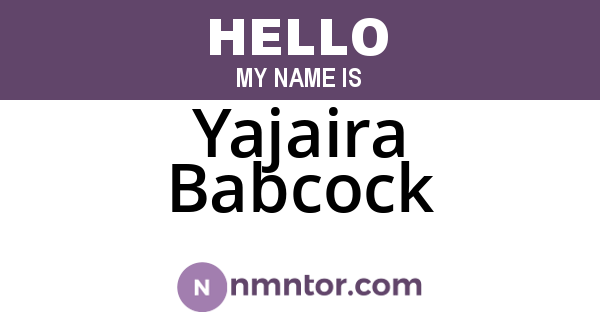 Yajaira Babcock