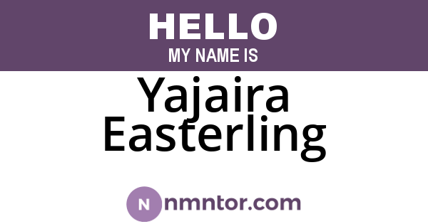 Yajaira Easterling