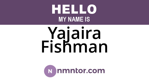 Yajaira Fishman