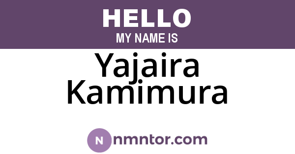 Yajaira Kamimura