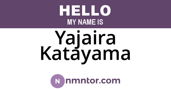 Yajaira Katayama