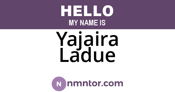 Yajaira Ladue