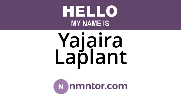Yajaira Laplant