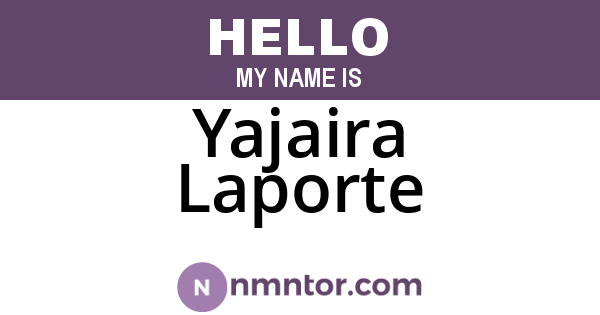 Yajaira Laporte