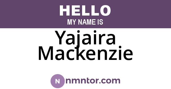 Yajaira Mackenzie