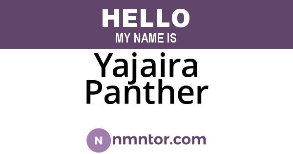 Yajaira Panther