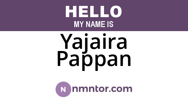 Yajaira Pappan