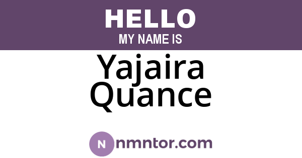 Yajaira Quance