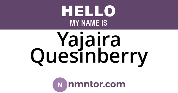 Yajaira Quesinberry