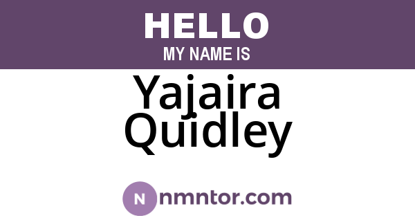 Yajaira Quidley