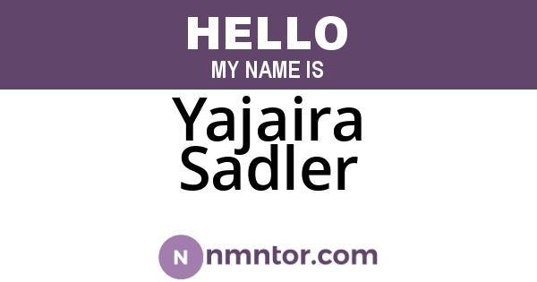Yajaira Sadler