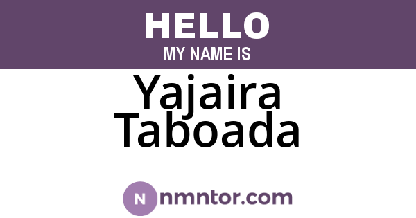 Yajaira Taboada