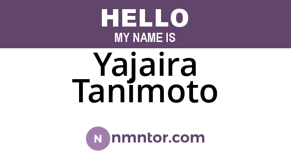 Yajaira Tanimoto