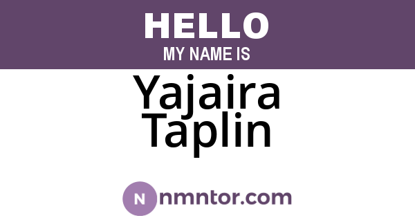 Yajaira Taplin