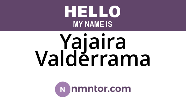 Yajaira Valderrama