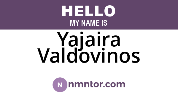 Yajaira Valdovinos