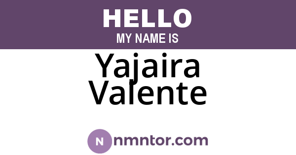 Yajaira Valente