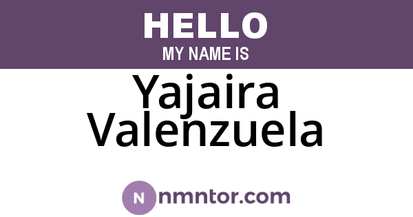 Yajaira Valenzuela