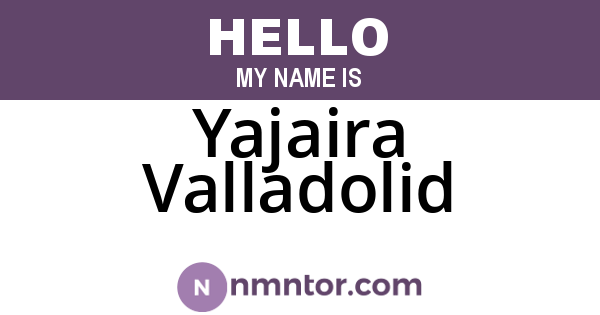 Yajaira Valladolid