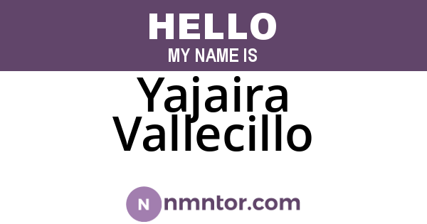 Yajaira Vallecillo