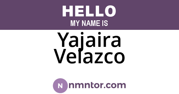 Yajaira Velazco