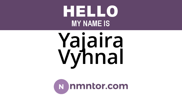 Yajaira Vyhnal