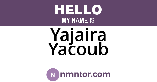 Yajaira Yacoub