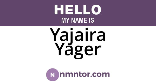 Yajaira Yager