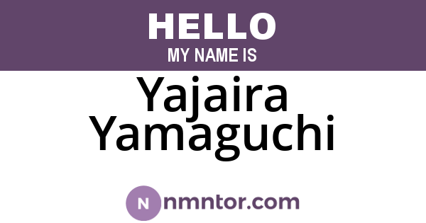 Yajaira Yamaguchi