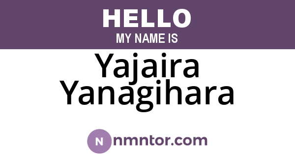 Yajaira Yanagihara