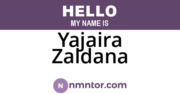 Yajaira Zaldana