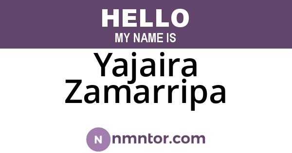 Yajaira Zamarripa