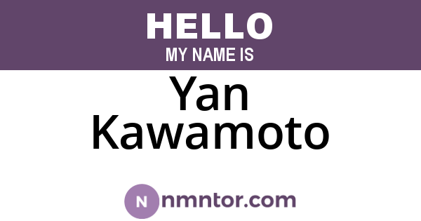 Yan Kawamoto